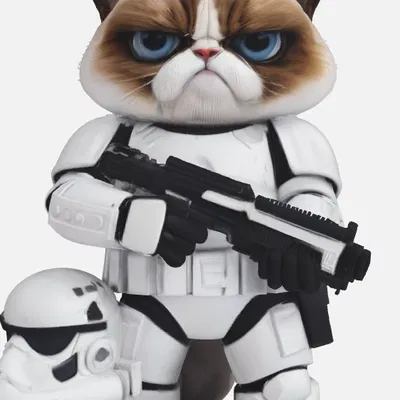 Grumpy cat Trooper