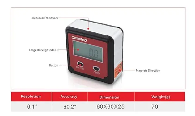 Thước Đo Throw & Deflection cho Máy Bay RC (RC Airplane Throw and Deflection Gauge) - Image 9