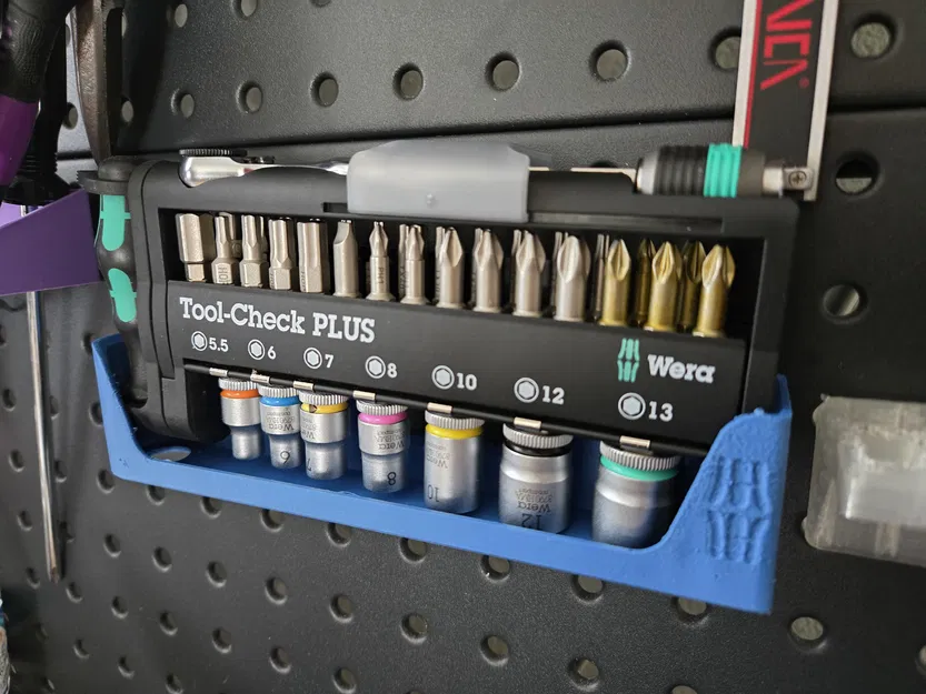 Giá treo Wera Toolcheck Plus cho pegboard 1" - Image 1