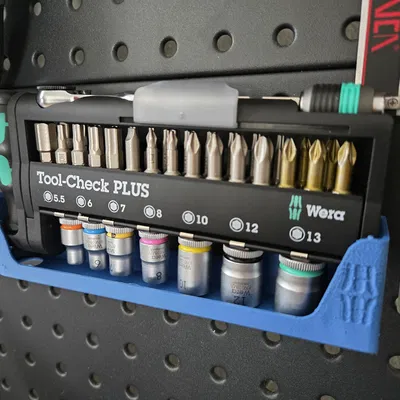 Giá treo Wera Toolcheck Plus cho pegboard 1"