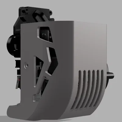 Ốp/cover hotend Ender 3 V3 SE cho mod quạt 5015