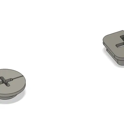 Nắp TPU bịt lỗ Bottom Panel cho Voron 2.4