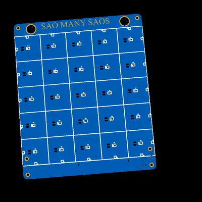 SaO Many SAOs def con badge 3d model