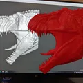 Đầu Khủng Long T-Rex Treo Tường (T-Rex Dinosaur) - Thumbnail 5