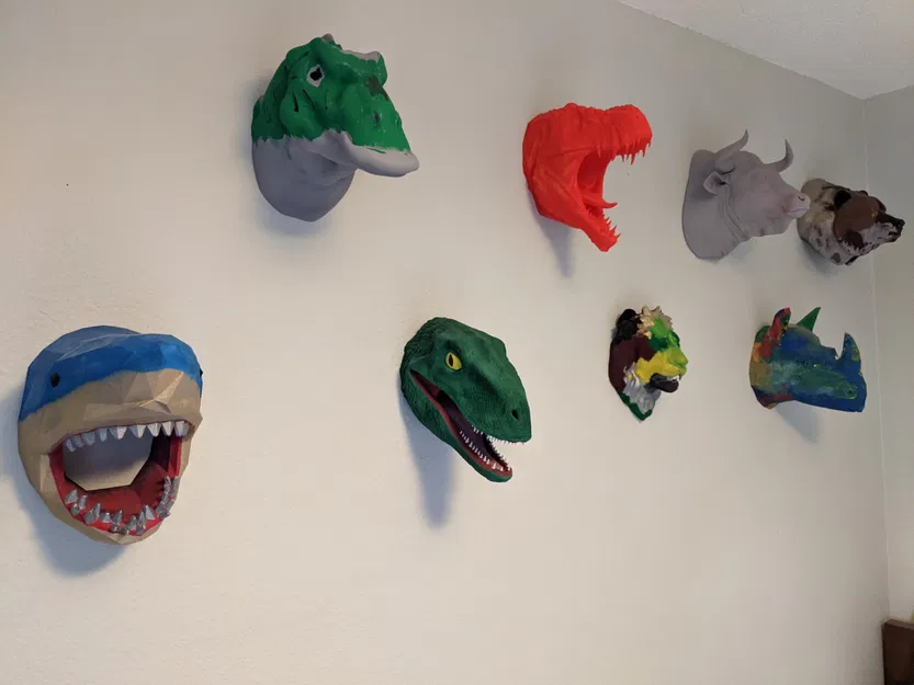 Đầu Khủng Long T-Rex Treo Tường (T-Rex Dinosaur) - Image 7