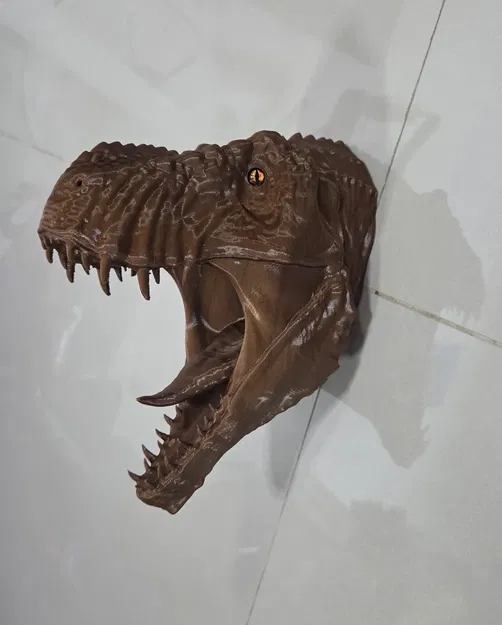 Đầu khủng long T-Rex – tương thích mắt kính (glass eye) - Image 2