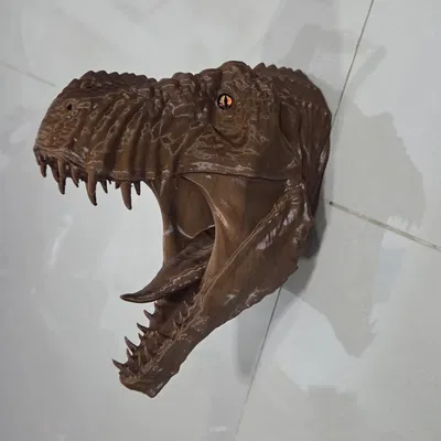 Đầu khủng long T-Rex – tương thích mắt kính (glass eye)