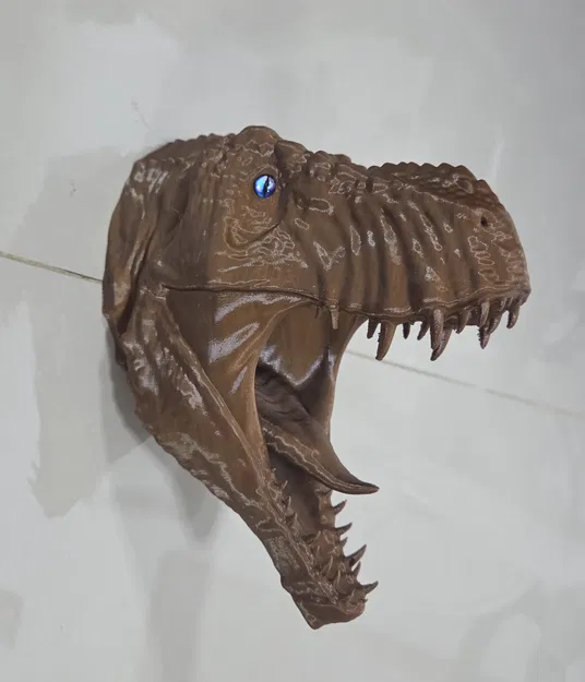 Đầu khủng long T-Rex – tương thích mắt kính (glass eye) - Image 3