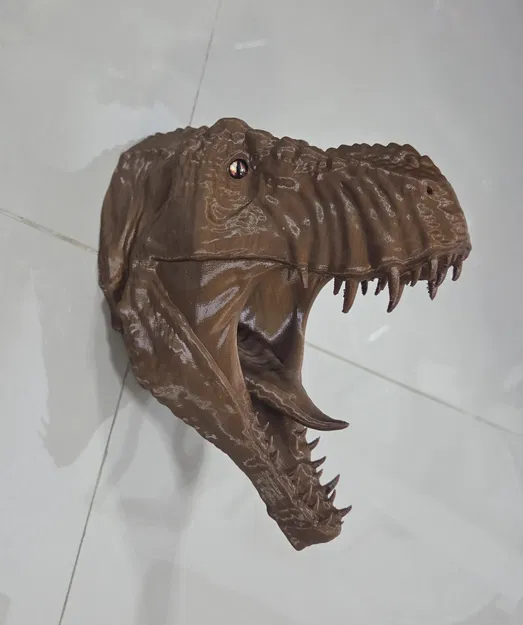 Đầu khủng long T-Rex – tương thích mắt kính (glass eye) - Image 6