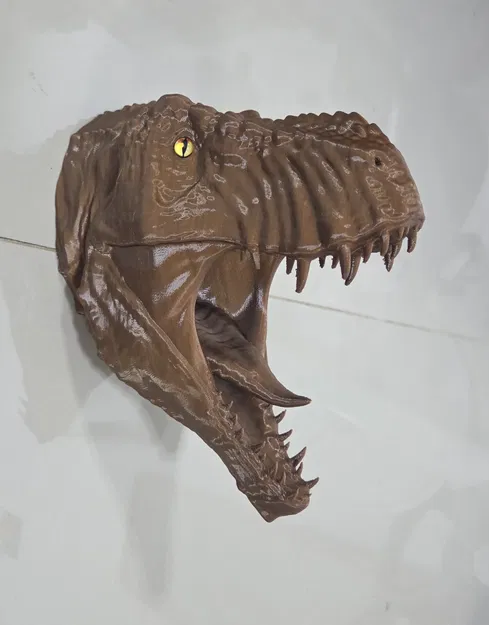 Đầu khủng long T-Rex – tương thích mắt kính (glass eye) - Image 7