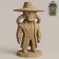 Lowpoly Cad Bane (Star Wars) – Tượng 3D - Thumbnail 1