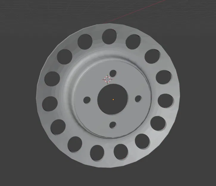 Móc khóa đĩa bánh xe (Keychain wheels disk default) - Image 1