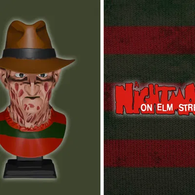 Tượng Bust Freddy Krueger