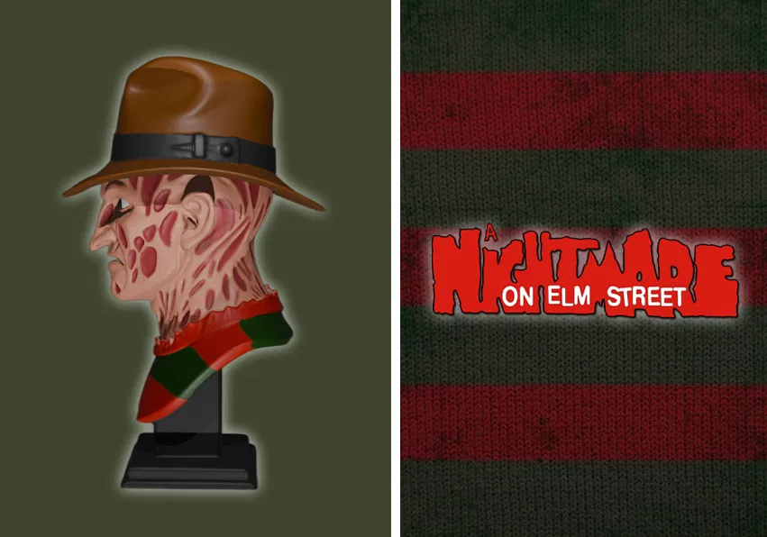 Tượng Bust Freddy Krueger - Image 3