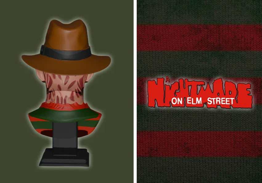 Tượng Bust Freddy Krueger - Image 5