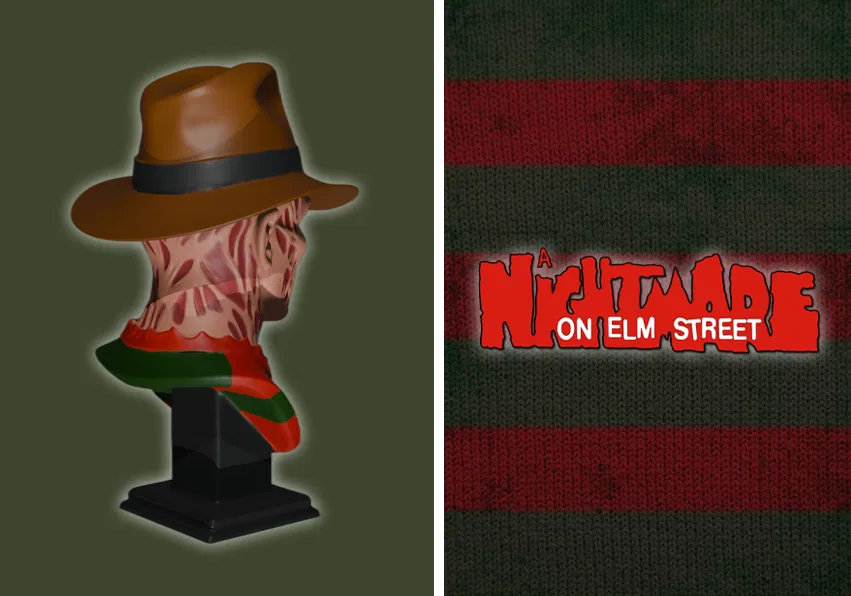 Tượng Bust Freddy Krueger - Image 6