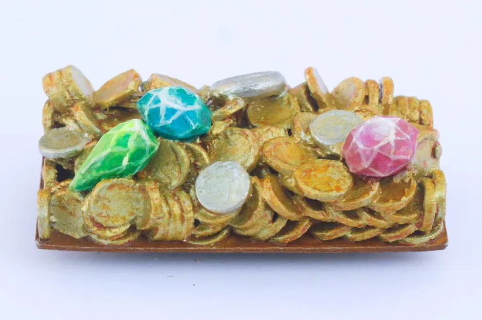 Rương Kho Báu Modular: Thỏi Vàng, Xu, Đá Quý (Bộ #1) - Image 3