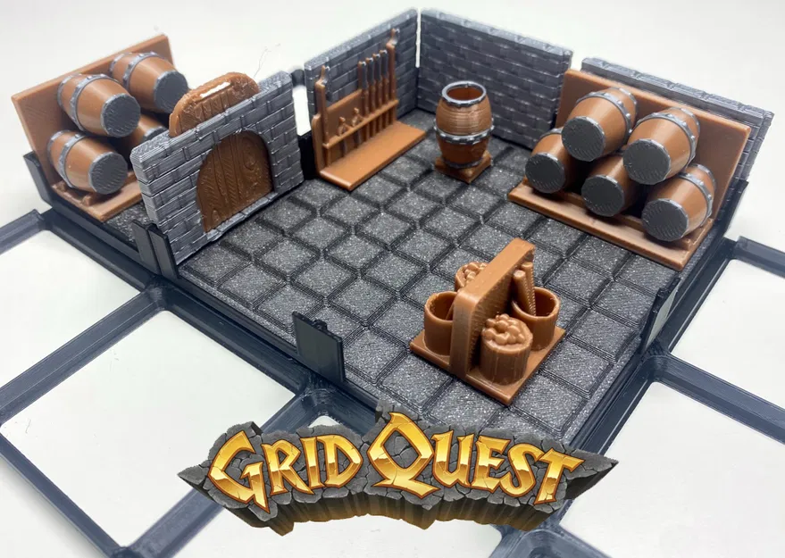 GridQuest SEAMLESS BASE 2x2 (The Gridfinity Game) – Đế liền mạch 2x2 - Image 1