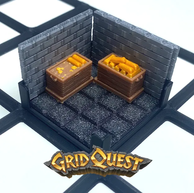 GridQuest Rương Kho Báu Kèm Vàng (The Gridfinity Game) - Image 1