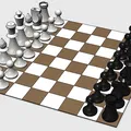Bộ Quân Cờ Vua (Chess Playing Pieces) - Thumbnail 1