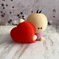 Tượng mini Valentine “Little Man” – Mô hình 3D - Thumbnail 1