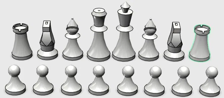 Bộ Quân Cờ Vua (Chess Playing Pieces) - Image 2