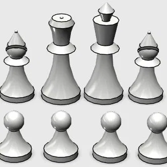 Bộ Quân Cờ Vua (Chess Playing Pieces)
