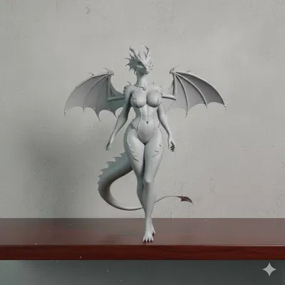 Người phụ nữ rồng hình người gợi cảm 2