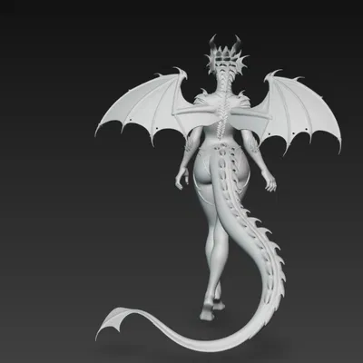 Người phụ nữ rồng hình người gợi cảm 2