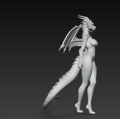 Người phụ nữ rồng hình người gợi cảm 2