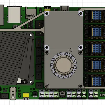 Gá Quạt Làm Mát Stepper cho BTT Manta M5P