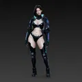 Cô gái Cyberpunk Sexy - Thumbnail 2