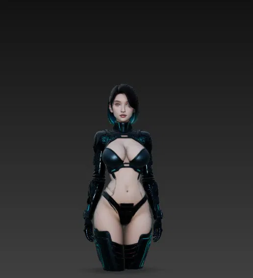 Cô gái Cyberpunk gợi cảm 2 - Image 4