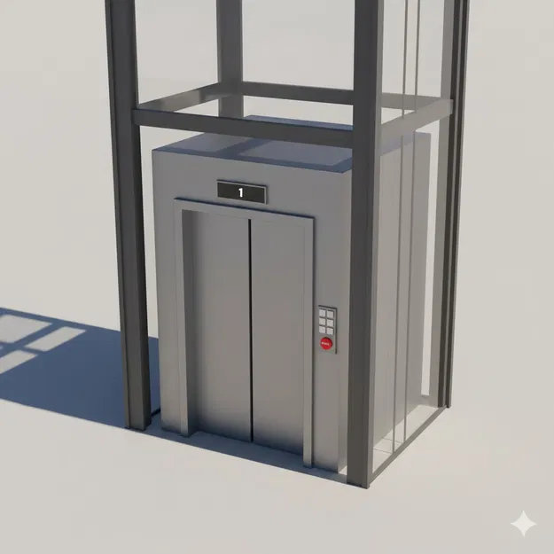 Thang máy Low Poly - Image 1