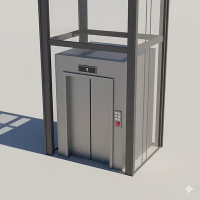 Thang máy Low Poly
