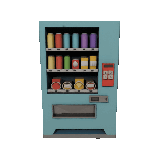 Máy bán hàng tự động Low Poly