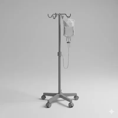 Giá treo truyền dịch Low Poly (Low Poly IV Stand)