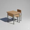 Bàn học Low Poly (Low Poly School Desk) - Thumbnail 1