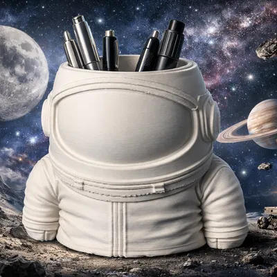 Kệ Cắm Bút Phi Hành Gia – Space Explorer Desk Organizer