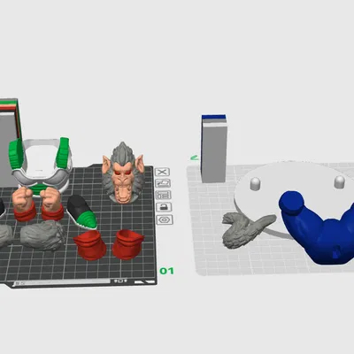 DragonBall Z - Khỉ Oozaru - Nhiều phần (Multiparts) - Nhiều màu (Multicolor)