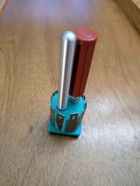 Giá đỡ dao X-ACTO & lưỡi dự phòng Gridfinity 1x1 - Image 1