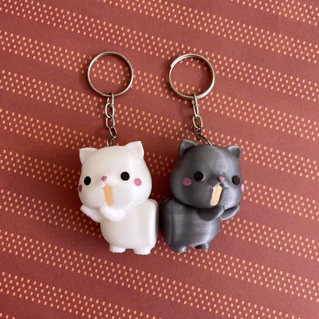 Móc khóa mèo tình bạn (keychain cats friendship) - Image 2