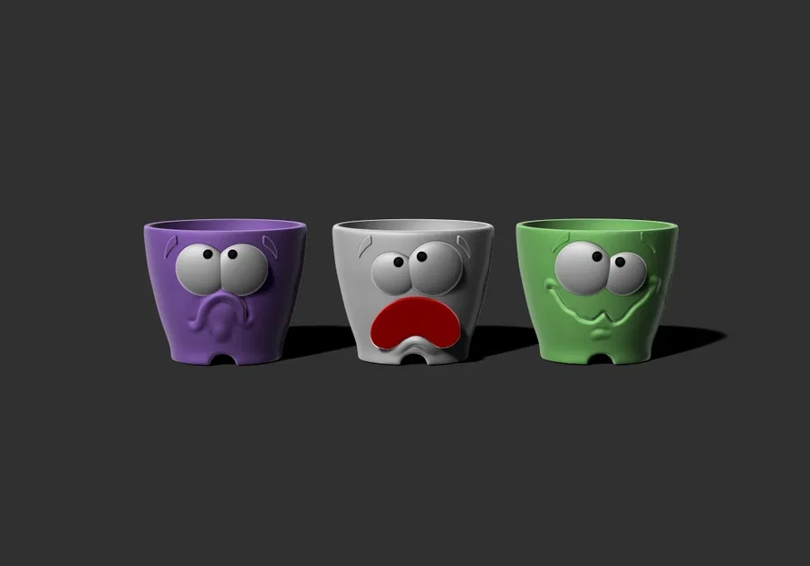 Chậu Hoa Biểu Cảm Vui Nhộn (Funny Facial Flowerpots) - Image 3