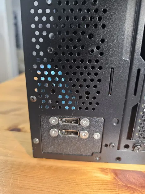 Nắp che khe DisplayPort cho Meshroom S V2 (2 DP, không HDMI) - Image 1