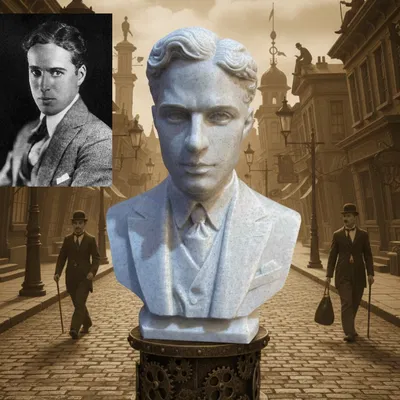 Charlie Spencer Chaplin – Tượng bán thân