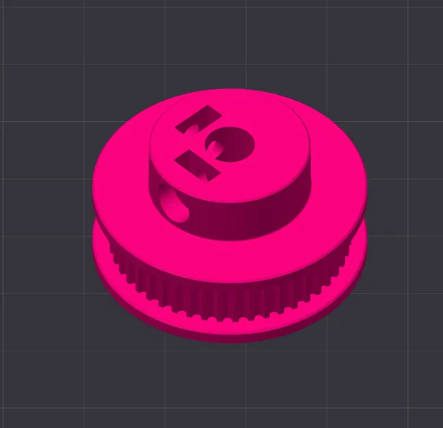 Pulley GT2 48T, belt 6mm, bore 6mm - Image 1