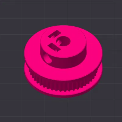 Pulley GT2 48T, belt 6mm, bore 6mm