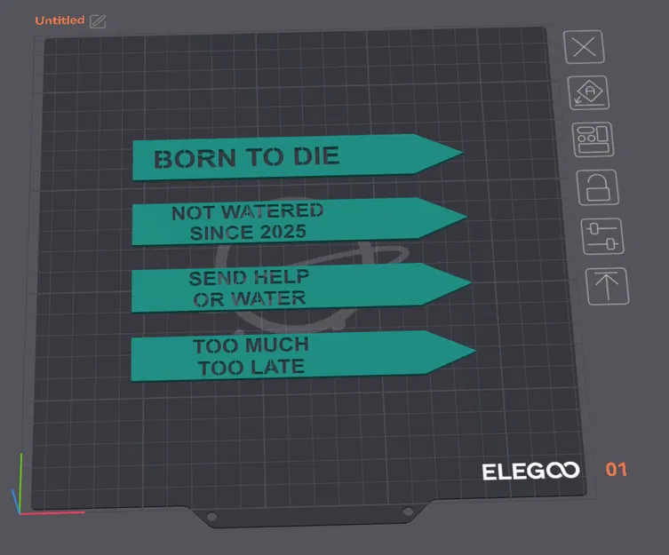 Nhãn Chậu Cây Hài Hước (Funny Planter Labels) - Image 3