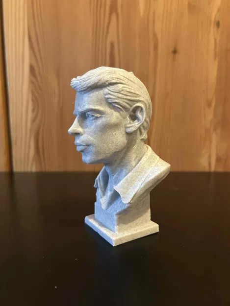 Jacques Romain Georges Brel - Bust (Tượng bán thân) - Image 4