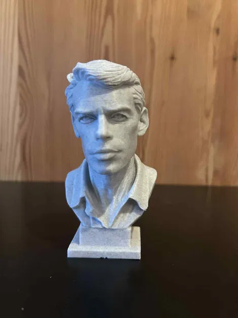 Jacques Romain Georges Brel - Bust (Tượng bán thân) - Image 5